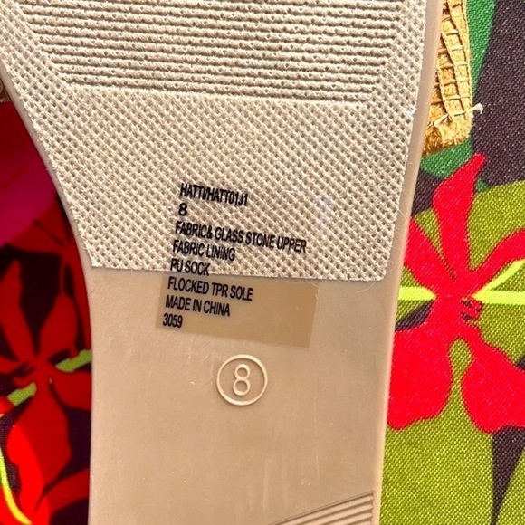 Brand New Madden Girl Rhinestone Large Strap Slides Sparkly Bling Sandals - Picture 7 of 15